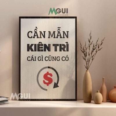 Tranh gỗ treo tường tạo động lực