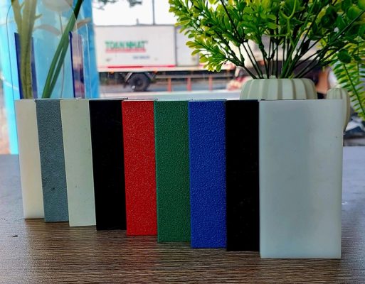 bảng giá Tấm nhựa HDPE đủ màu sắc