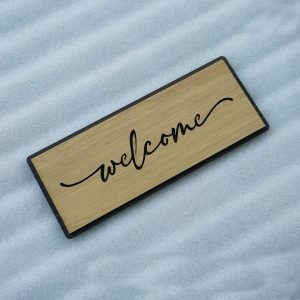 bảng gỗ chào mừng đón khách cho quán ăn, cafe, nhà hàng