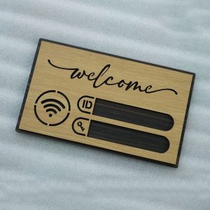 bảng gỗ chào mừng đón khách cho quán ăn, cafe, nhà hàng