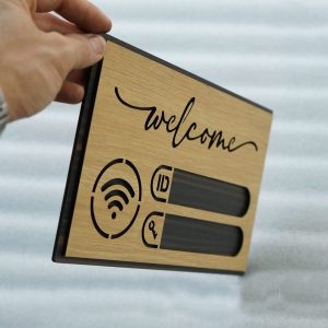 bảng gỗ chào mừng đón khách cho quán ăn, cafe, nhà hàng