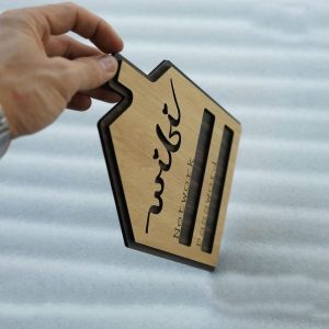 Bang wifi bang go thiet ke ngoi nha sang trong tinh te TW06 14 600x600 1 Bảng gỗ treo ghi thông tin wifi khắc laser mẫu -TW06