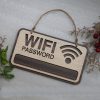 Bảng gỗ treo ghi thông tin wifi mẫu TW01