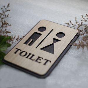 bang toilet go dan cua nha ve sinh trang tri MGUI VN tl07 7 Bảng gỗ nhà vệ sinh nam nữ Mẫu TL 07