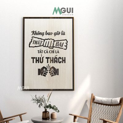 tranh tao động lực không bao giờ là thất bại, tất cả chỉ là thử thách