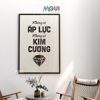 tranh gỗ decor phòng làm việc