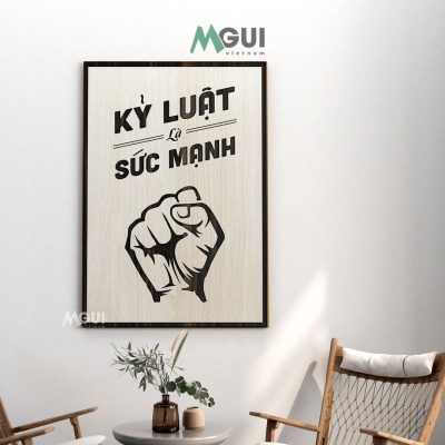 tranh gỗ decor phòng làm việc
