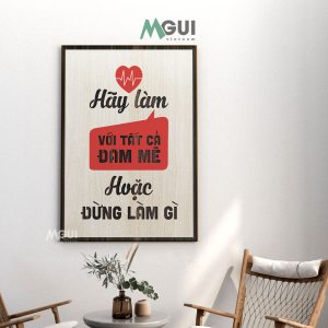 tranh go treo tuong tao dong luc slogan 014 tranh gỗ decor phòng làm việc
