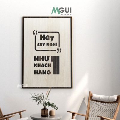 tranh gỗ decor phòng làm việc