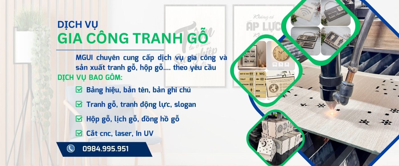 gia công tranh gỗ, bản gỗ tho yêu cầu