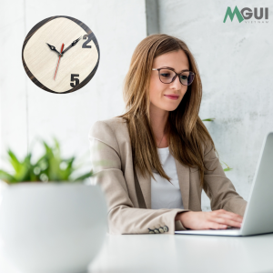 Đồng hồ gỗ phong cách Châu Âu DH05