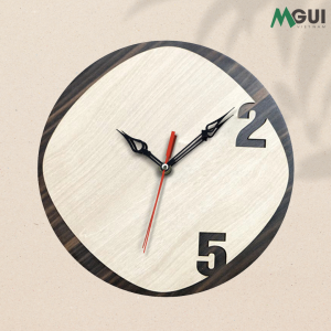 đồng gồ gỗ treo tường phong cách châu âu