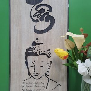 Tranh phật giáo ý nghĩa chữ Tâm