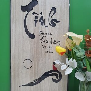 Tranh phật giáo ý nghĩa chữ Tĩnh