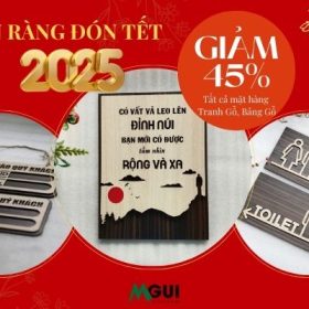 Rộn ràng đón Tết 2025 với chương trình khuyến mãi tranh gỗ cực hấp dẫn!