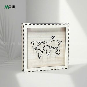 hộp gỗ đựng vé máy bay, lưu trữ kỷ niệm