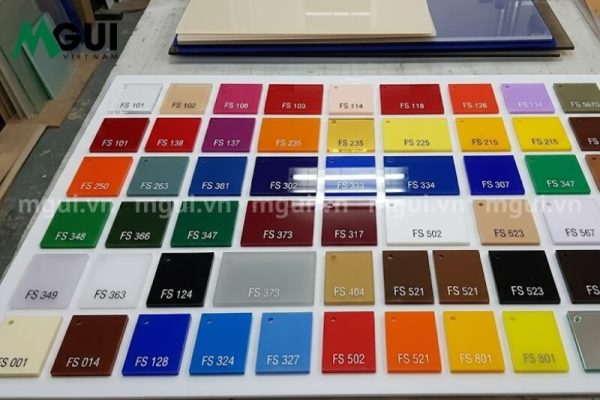 Tam mica dai loan fs fusheng chinh hang 2 Bảng màu Tấm Mica FS Fusheng